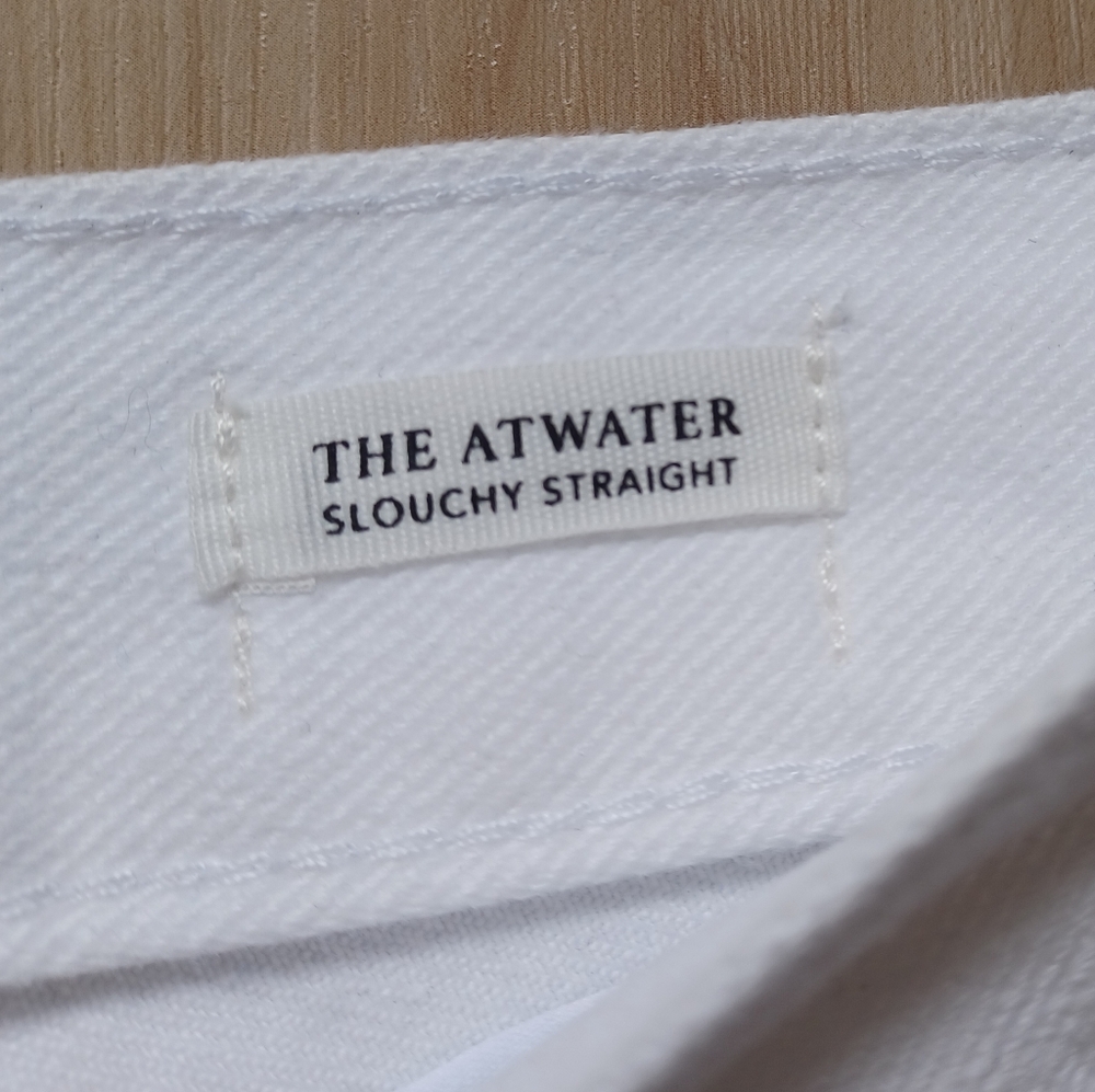 Rails Atwater Slouchy Straight Jeans White Blanche 25W NWT High Rise Boho - Picture 9 of 15